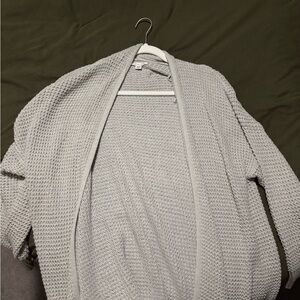 American Eagle Outfitters Light Gray Cardigan